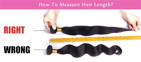 how to measure human hair